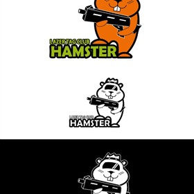 Логотипы: лазертаг-клуб HAMSTER